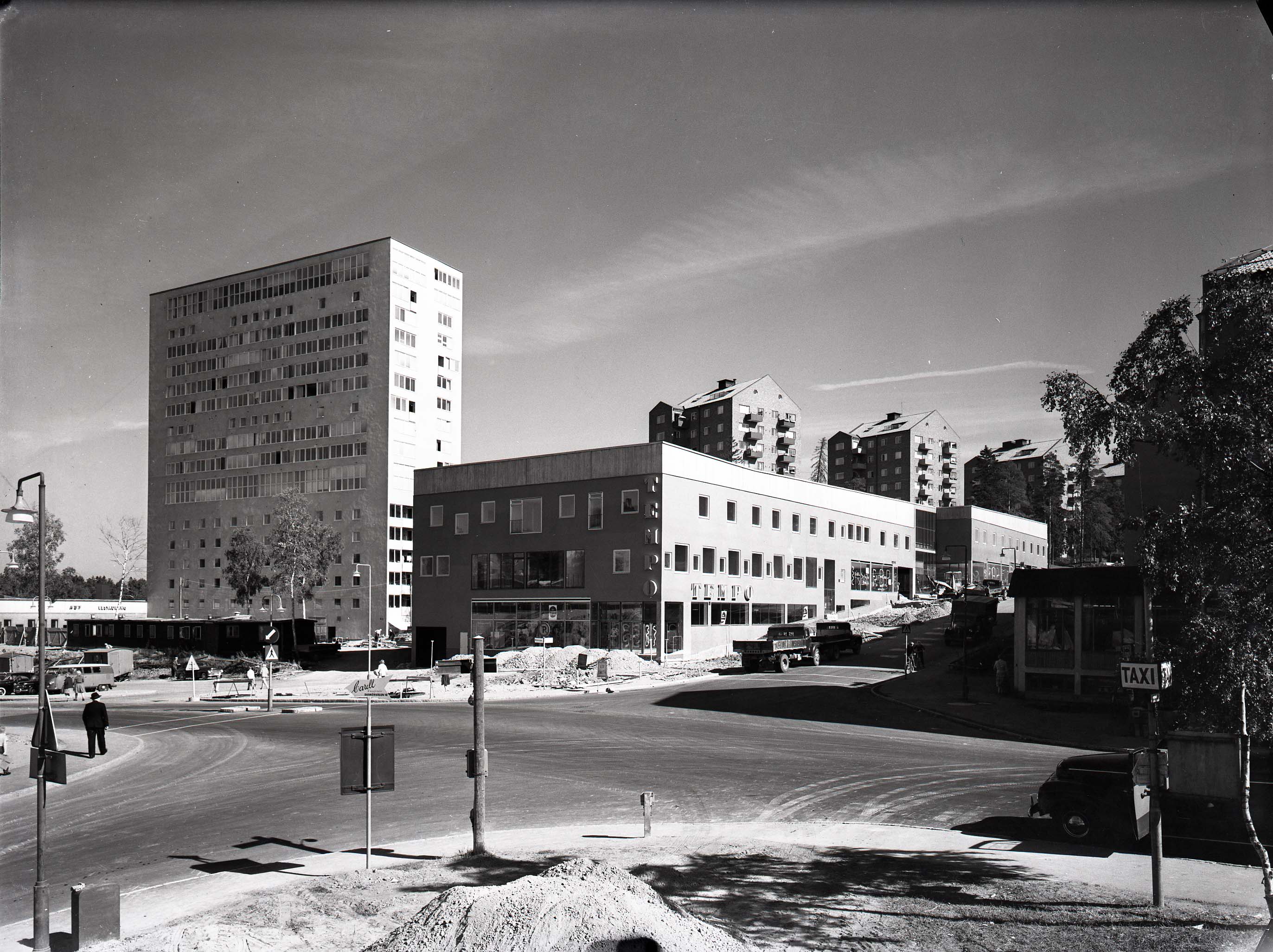 Björkhagens centrum, 1959