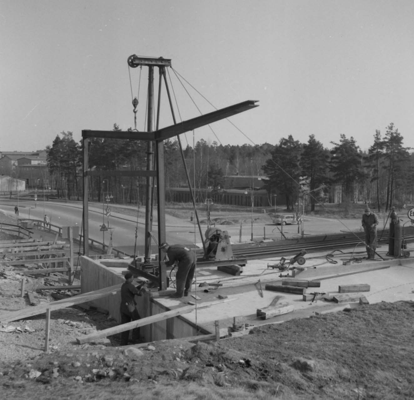 Björkhagens centrum, 1962