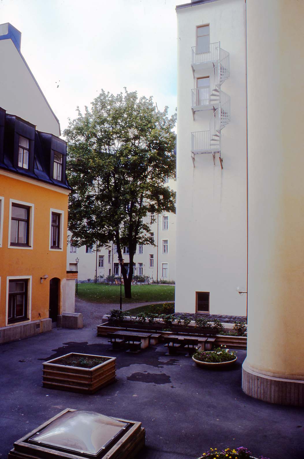 Södermalm, Kvarteret Pyramiden, närmiljö, september