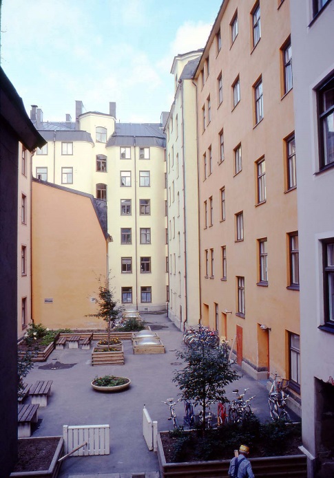 1977, Stockholms innerstad, Diabildsskåp, Kvarteret Pyramiden