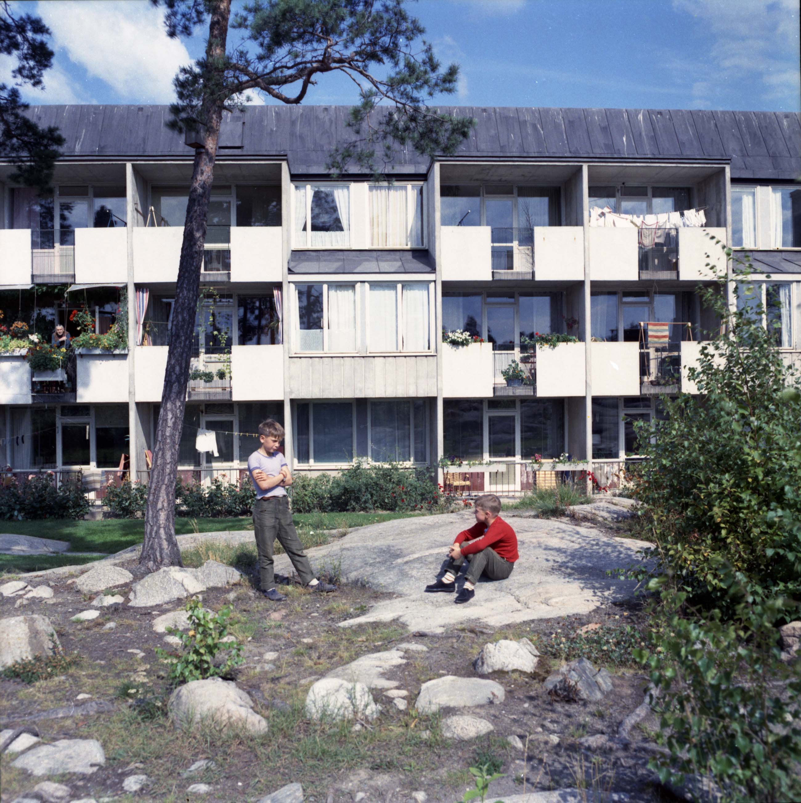 Hässelby Gård, Bostadshus