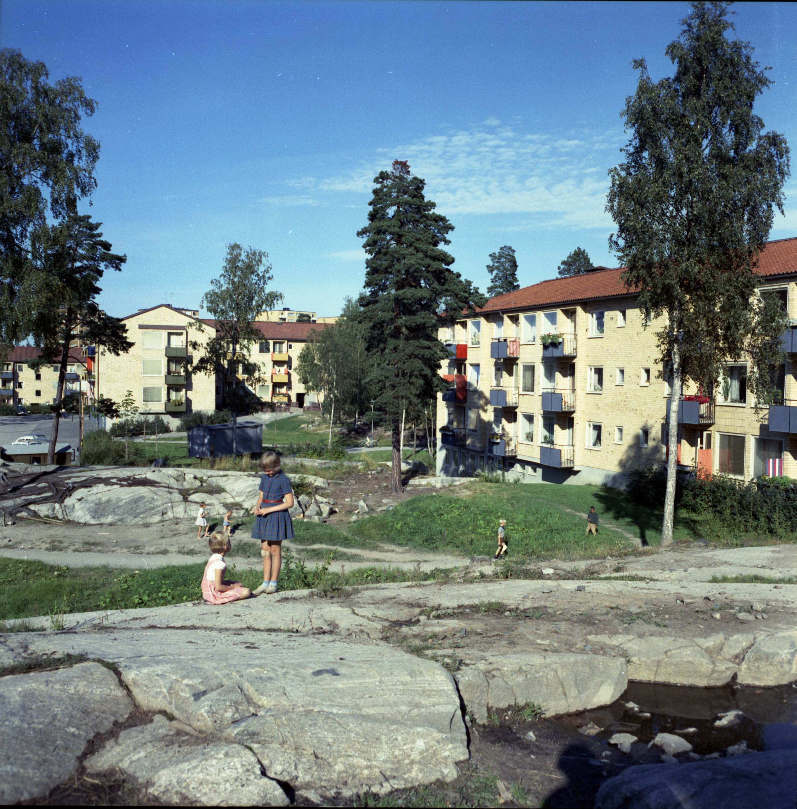 Hässelby Gård, Bostadshus