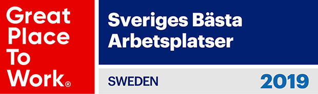 Great place to work - Sveriges bästa arbetsplatser 2019