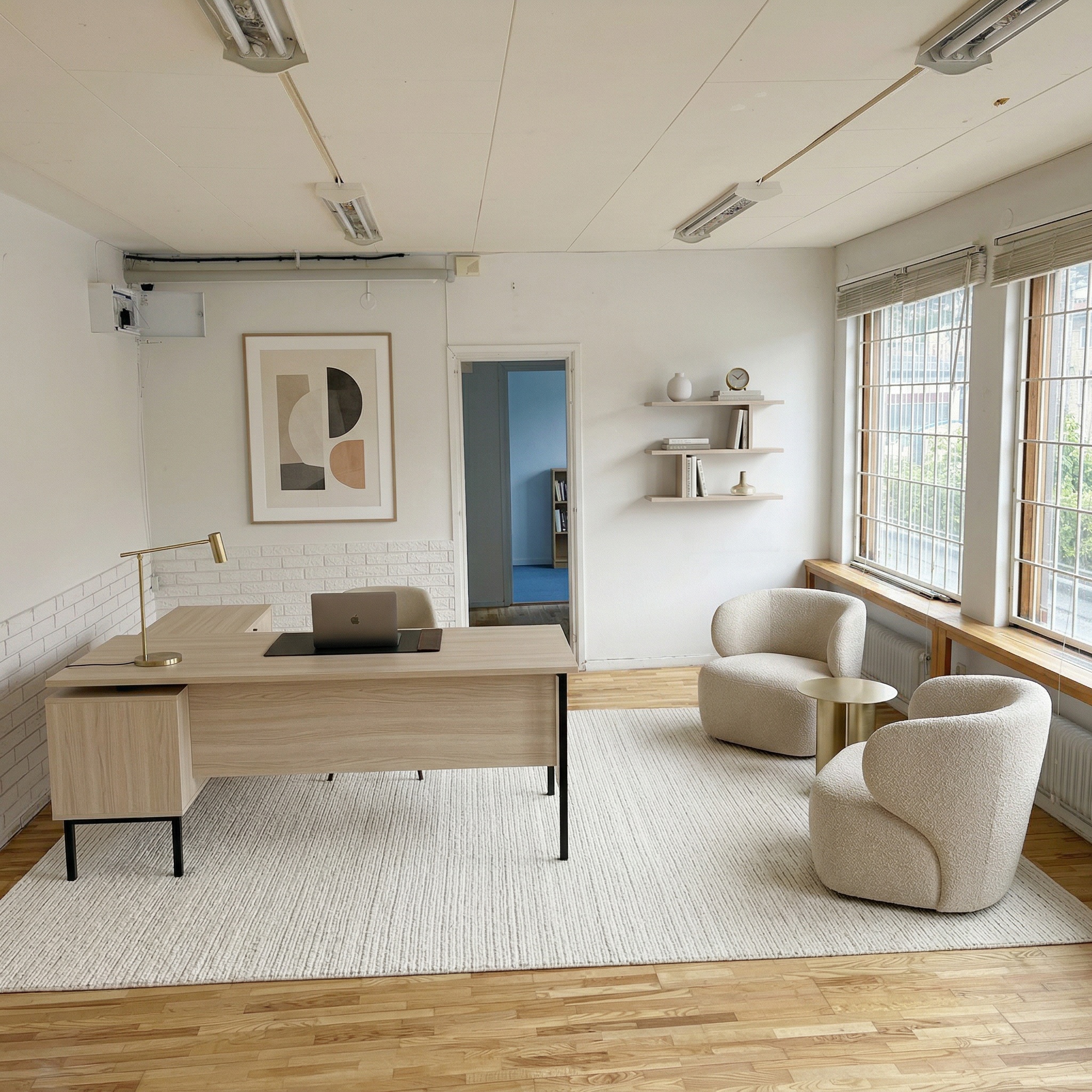 AI-genererad visionsbild på hur inredd lokal kan se ut