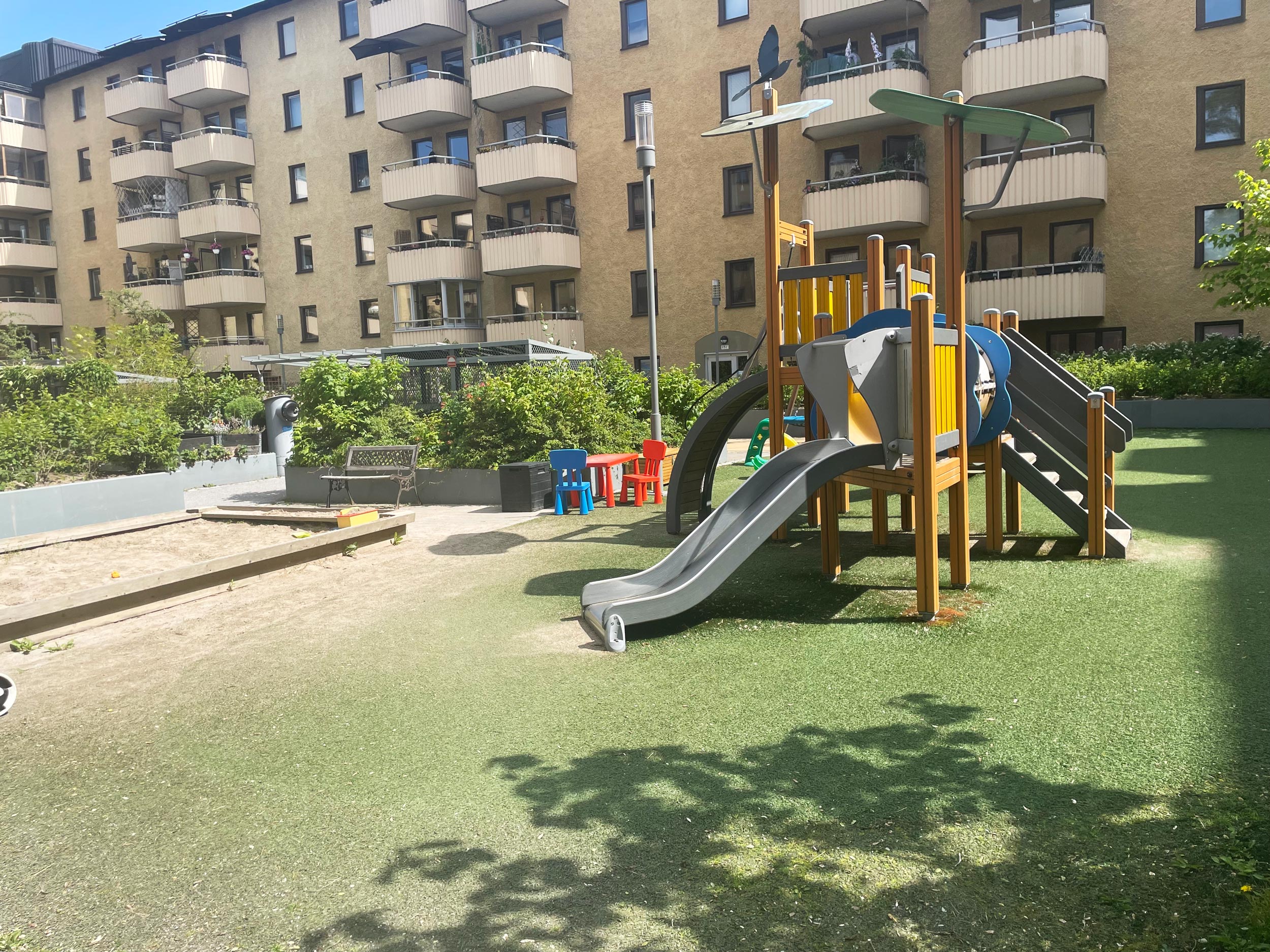 Bild på lekpark