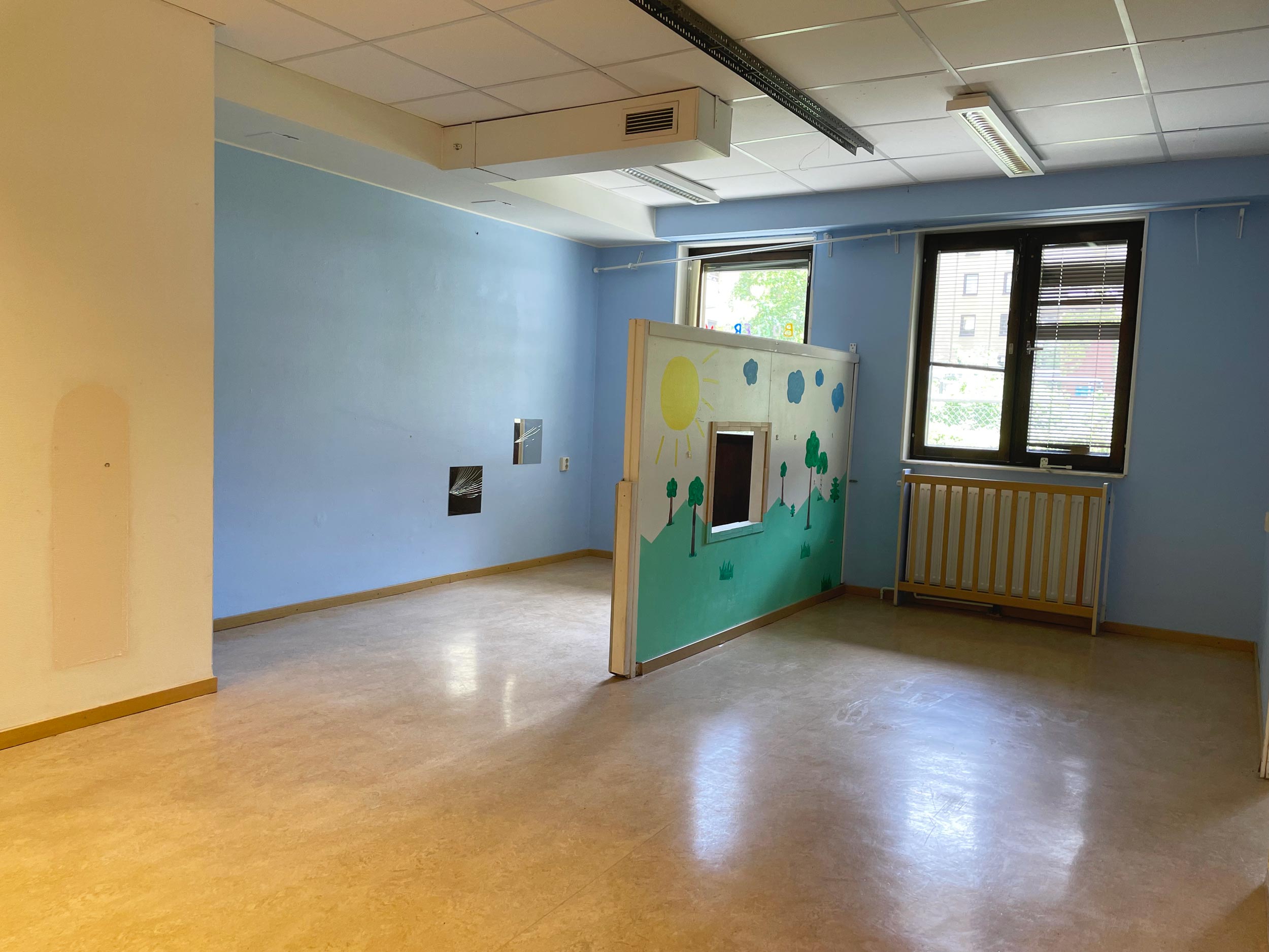 Lekområde inomhus.
