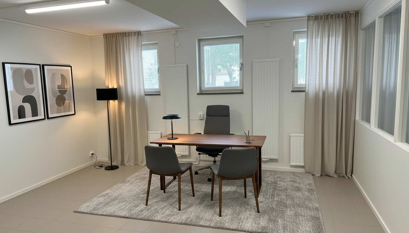 Konceptbild, 1 av kontorsrummen.