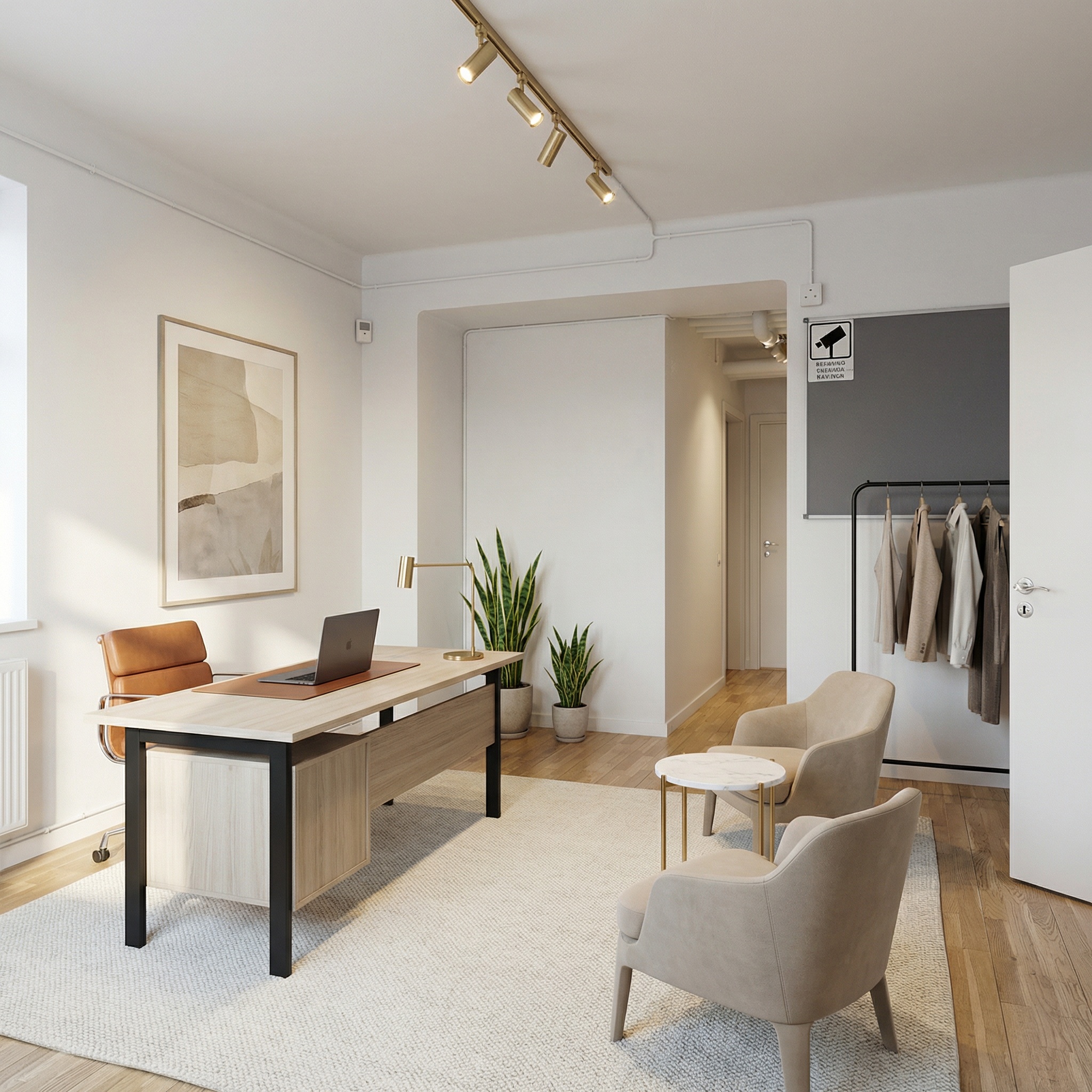 AI-genererad visionsbild på inredd yta