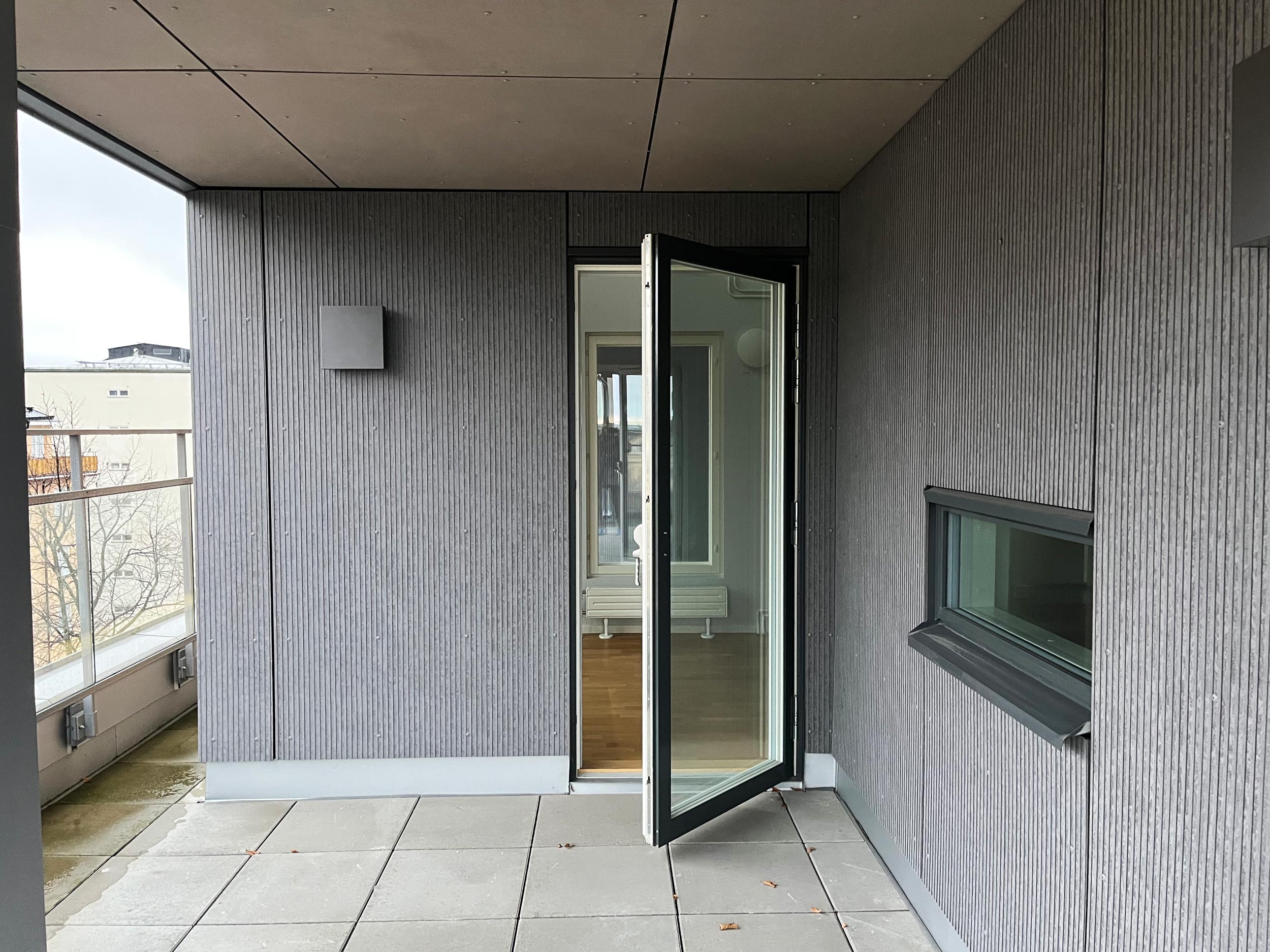 Ingång från balkong