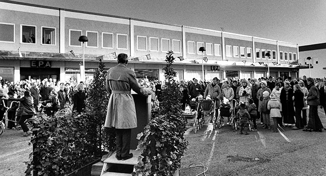 Invigning av Rinkeby centrum