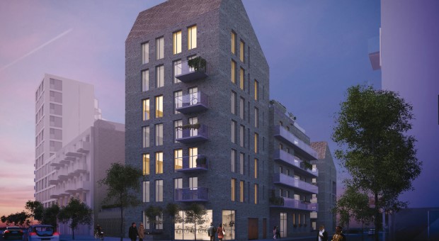 Arkitektskiss kvarteret Valla Södra