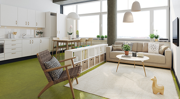Inredd typlägenhet 1627 i kv. Vallgossen 42 kvm med kök, sovalkov och loft