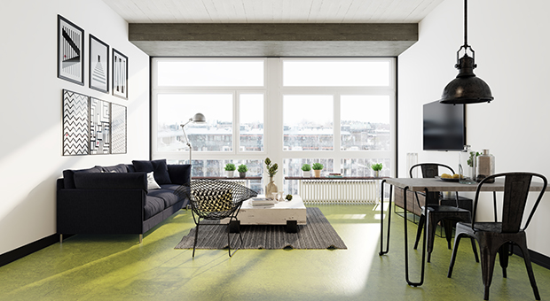 Inredd typlägenhet 1628 i kv. Vallgossen 34 kvm med kokvrå och loft